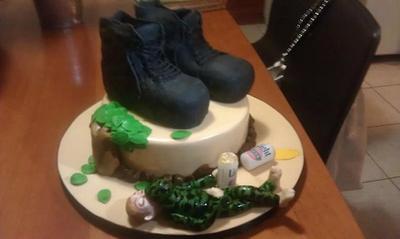 Soldier cake! - Cake by Minime