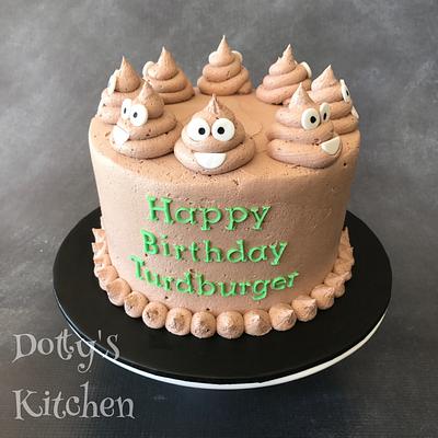 Poo emoji cake - Cake by dottyskitchen