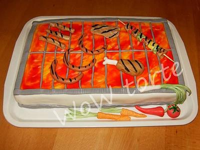 Barbecue cake - Cake by Ana