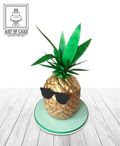 Mr. Cool - The Pineapple - Cake by Akademia Tortu - Magda Kubiś