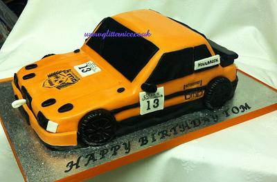 BMW SportsRacing Car - Cake by Alli Dockree