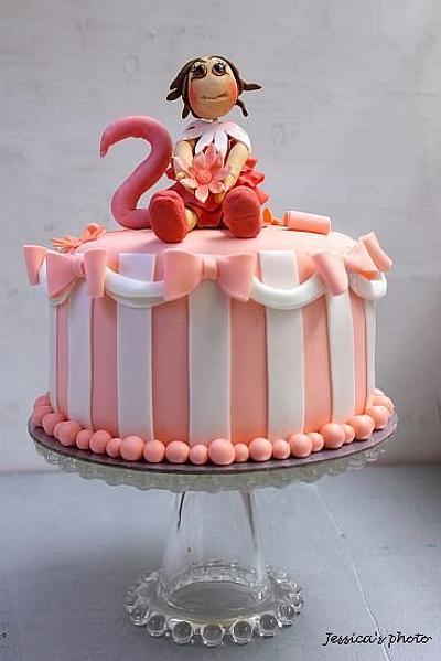 Peach B'day Cake - Cake by Jessica MV