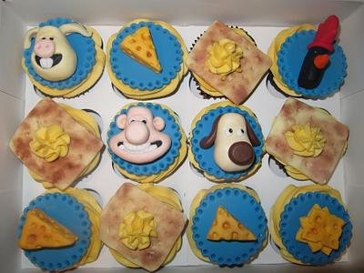 cheese !!!! Gromit charity cupcakes - Cake by d and k creative cakes