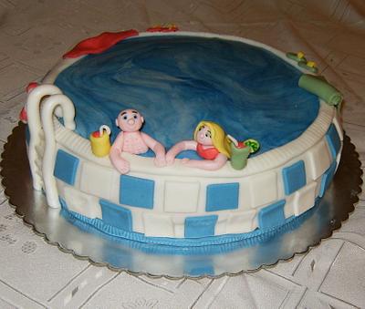 Swimming pool - Cake by Ana