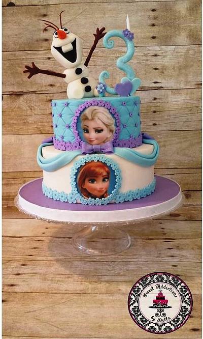 Frozen Cake - Cake by Tastebuds Cakery