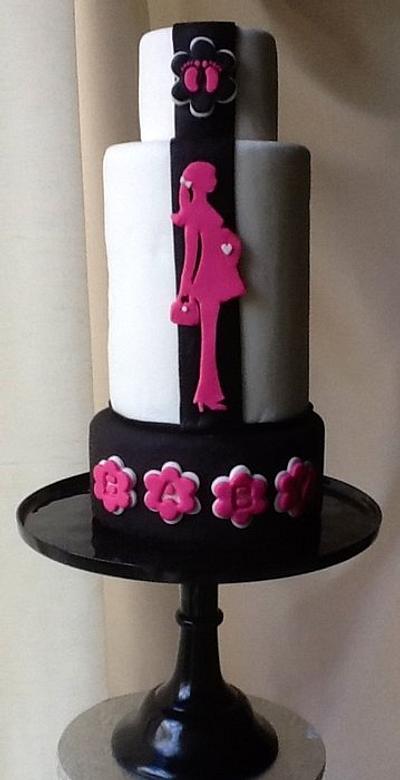 Modern Mommy Cake - Cake by The Vagabond Baker