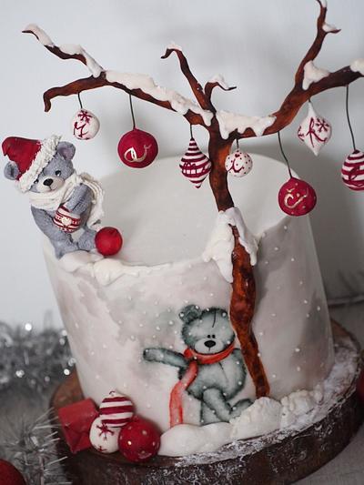 Winter bears - Cake by Annbakes
