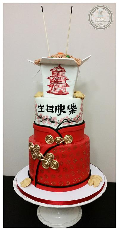 "Chinese Culture" cake - Cake by Spring Bloom Cakes