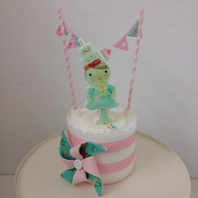 Little girl birthday cake - Cake by R.W. Cakes