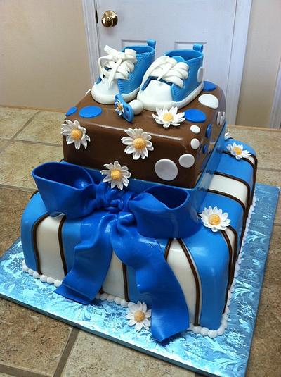 Baby shower cake - Cake by Tetyana