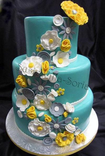 Whimsical Wedding - Cake by Susie Villa-Soria