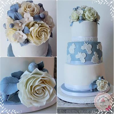 sweet winter wedding - Cake by Maria *cakes made with passion*
