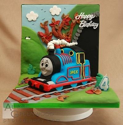 Thomas the tank engine  - Cake by The hobby baker 