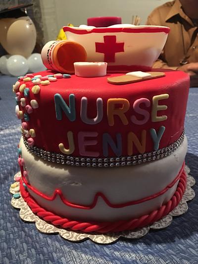 Nursing Graduation - Cake by ChubbyAbi