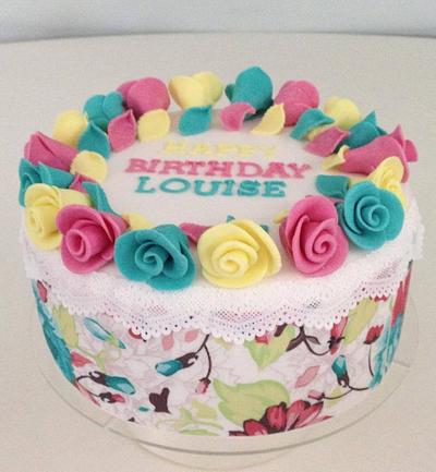 Flower cake - Cake by Sugarcrumbkitchen 