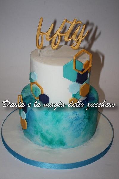 Geometric cake - Cake by Daria Albanese