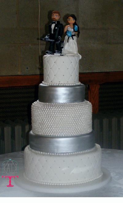 wedding cake - Cake by ann