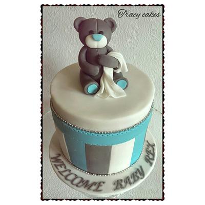 Welcome Baby Cake - Cake by Tracycakescreations