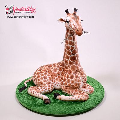 3D Giraffe Cake - Cake by Serdar Yener | Yeners Way - Cake Art Tutorials