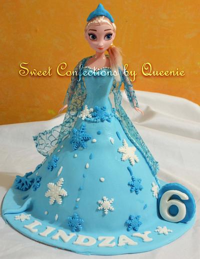 Frozen Doll Cake - Cake by SWEET CONFECTIONS BY QUEENIE