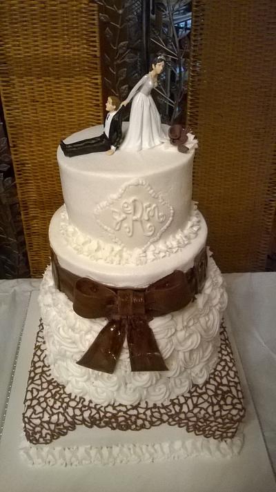 Wedding cake - Cake by Tareli
