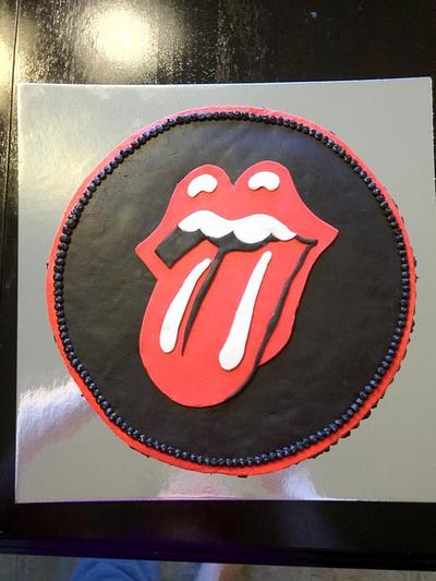 Rolling Stones - Cake by Dawn Henderson