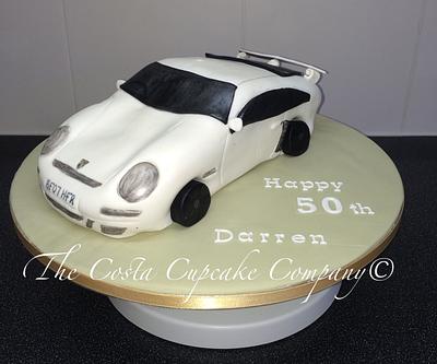 Porsche Car Cake - Cake by Costa Cupcake Company