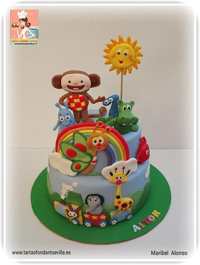 Baby Tv ( Oliver monkey) - Cake by MaribelAlonso
