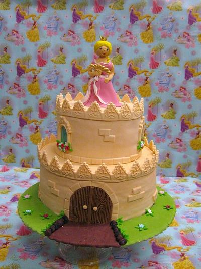 Princess castle cake - Cake by Wanda
