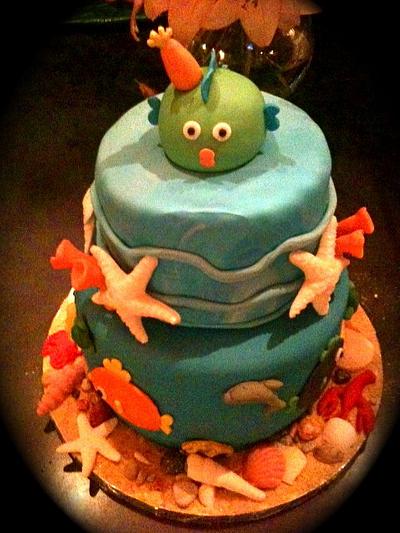 Under the Sea Cake - Cake by Amanda Trahan