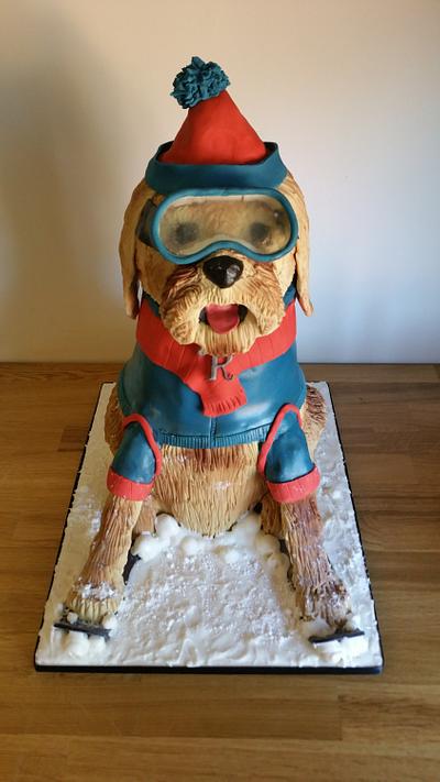 Monty the Dog - Cake by The Sugar Cake Company