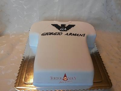 Tshirt  "Giorgio Armani" - Cake by Tortolandia