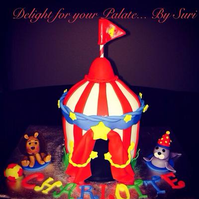 Circus Theme Cake & Cupcakes  - Cake by Delight for your Palate by Suri
