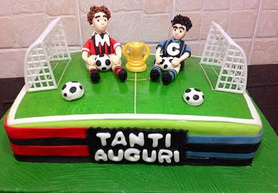 Sweet Italy Derby: Milan-Inter - Cake by Simo