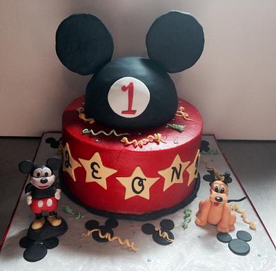 Mickey and Pluto - Cake by Cake Waco