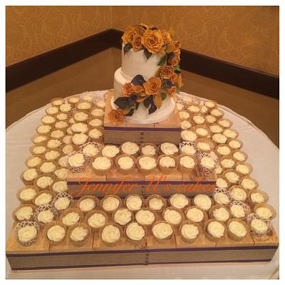 Fall wedding cake - Cake by Jenscakes15