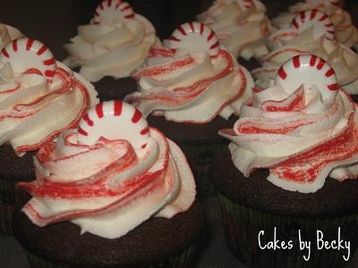 Peppermint Mocha Cupcakes - Cake by Becky Pendergraft