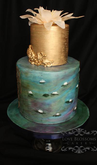 Monet Cake - Cake by Love Blossoms Cakery- Jamie Moon