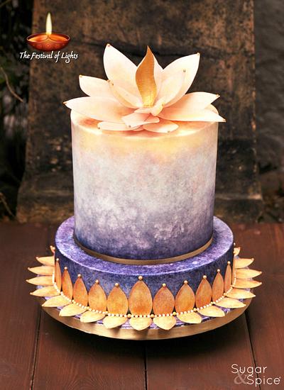 Festival Of Lights Cake Collaboration - Victory Of Light ... - Cake by Sugargourmande Lou