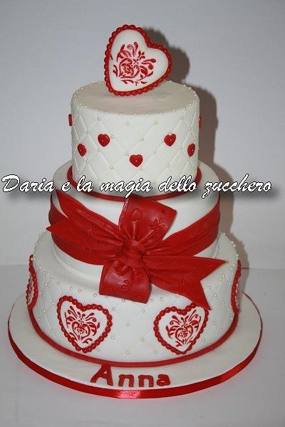 hearts and love - Cake by Daria Albanese