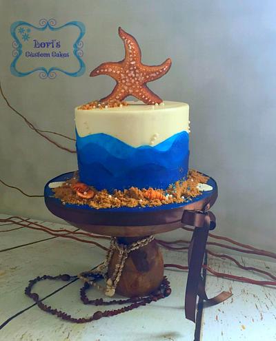 Starfish Cake - Cake by Lori Mahoney (Lori's Custom Cakes) 