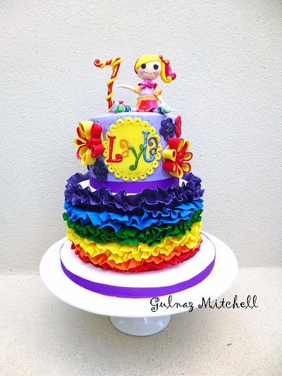 Lalaloopsy Rainbow cake - Cake by Gulnaz Mitchell