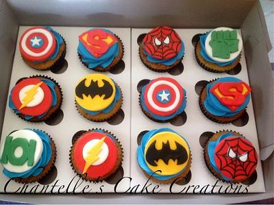 Super Heroes - Cake by Chantelle's Cake Creations