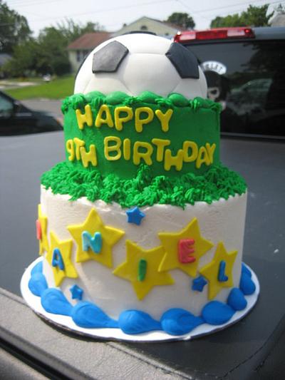 Soccer Birthday Cake - Cake by Nicole Marker