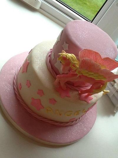 Girls Birthday Cake I made xx  - Cake by ButterCupKels
