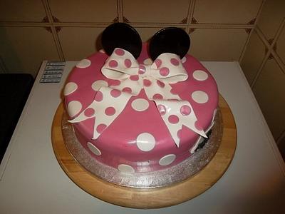 minnie cake - Cake by KristianKyla
