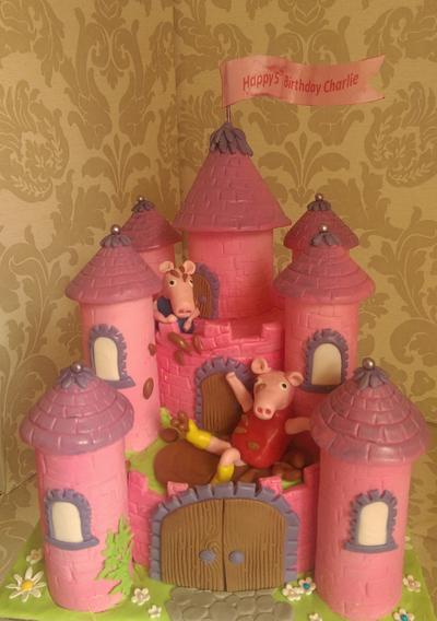 Peppa in her Pink Castle - Cake by MySugarFairyCakes