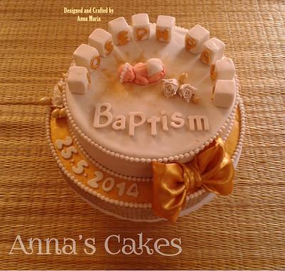 Baptism Cake - Cake by Bergams