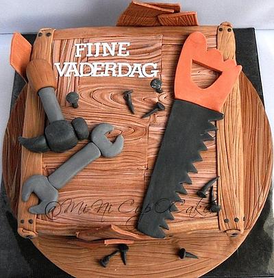 Tools Themed Father's Day Cake - Cake by Noni Wardani