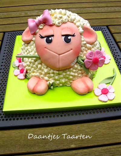 Girlie sheep - Cake by Daantje